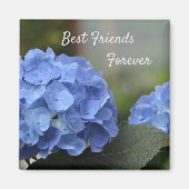 Best Friends Forever Hydrangeas Magneet (Voorkant)