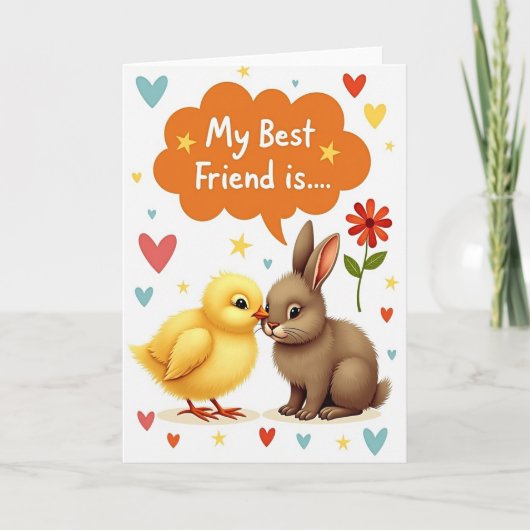 Best Friends Forever Kaart (Voorkant)