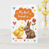 Best Friends Forever Kaart (Gele Bloem)