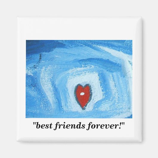 BEST FRIENDS FOREVER MAGNEET (Voorkant)