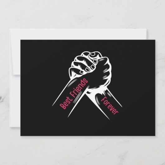 BEST FRIENDS FOREVER, MATCHING MY FRIENDS KAART (Voorkant)