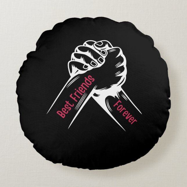 BEST FRIENDS FOREVER, MATCHING MY FRIENDS ROND KUSSEN (Voorkant)