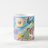 Best Friends Forever mok met Cute Cartoon Kinderen (Center)