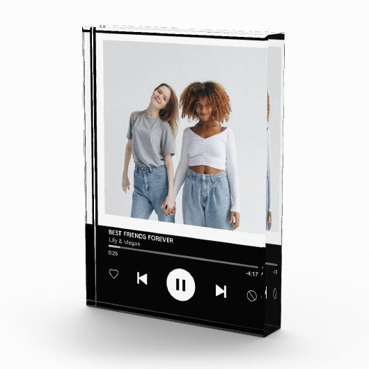 Best Friends Forever Music Player Keepomwille Fotoblokken (Rechts)