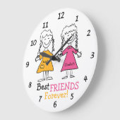 Best Friends Forever op maat Grote Klok (Hoek)