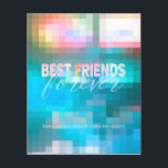 Best Friends Forever Pastel Flyer<br><div class="desc">✅ Awesome Gift: Perfect gift for Valentines day, birthday, verjaardagen, Christmas, Thanksgiving day and any other specail days to wife, husband, girlfriend, boyfrined, mom, sister, family and friends. ✅ Occasions: This cozy quilts throw are great for a picnic at the park, snuggling while watching TV, relaxing on the sofa, or...</div>
