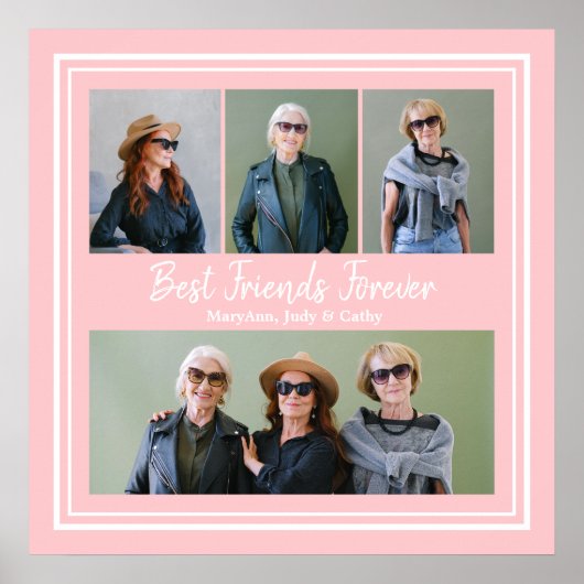 Best Friends Forever Persoonlijke foto Poster (Voorkant)