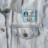 "Best Friends Forever Photo Collage Button (In situ)