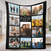 Best Friends Forever Photo Collage Fleece Deken