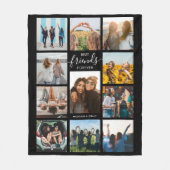 Best Friends Forever Photo Collage Fleece Deken (Voorkant)