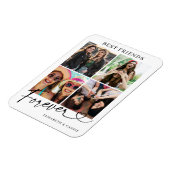 Best Friends Forever Photo Collage Heart Script Magneet (Linkerzijde)