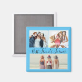 "Best Friends Forever Photo Collage Magneet (Voorkant / Achterkant)