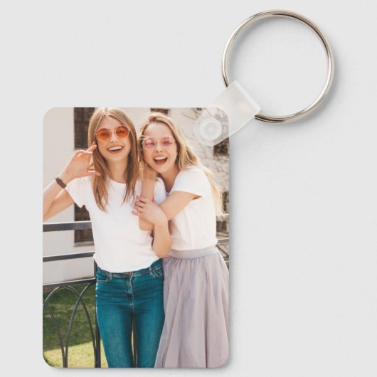 Best Friends Forever Photo Keychain (Achterkant)