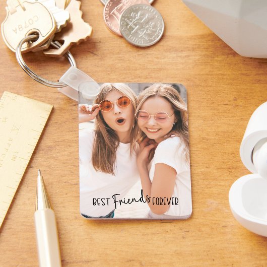Best Friends Forever Photo Keychain