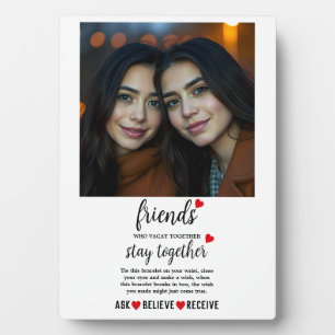 Best Friends Forever Plaquette Vriendschapsdag Fotoplaat