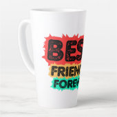 BEST FRIENDS FOREVER RETRO FRIENDS, FRIENDSHIP LATTE MOK (Linkerhoek)