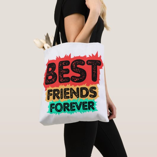 BEST FRIENDS FOREVER RETRO FRIENDS, FRIENDSHIP TOTE BAG (Dichtbij)