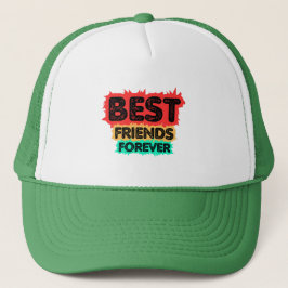 BEST FRIENDS FOREVER RETRO FRIENDS, FRIENDSHIP TRUCKER PET