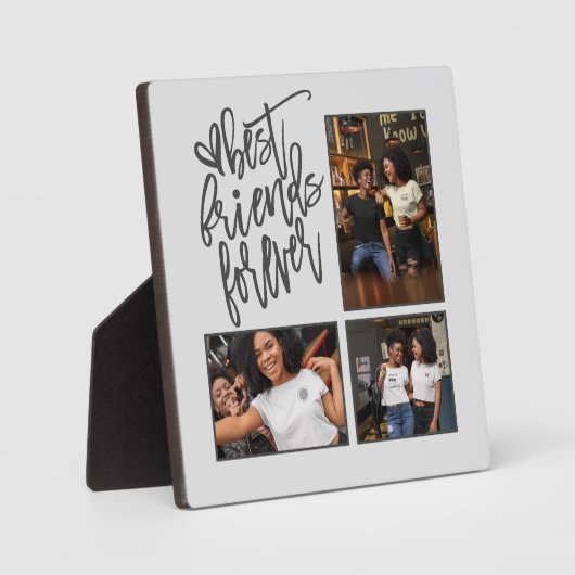 Best Friends Forever script 3 Foto's Gray Fotoplaat (Voorkant)