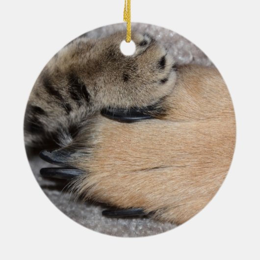 Best Friends Forever, Shirley Taylor Keramisch Ornament (Achterkant)