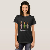 Best Friends Forever slogan schattig vriendinnen t T-shirt (Voorkant volledig)
