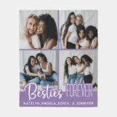 Best Friends Forever Specialized Photo Collage Fleece Deken (Voorkant)