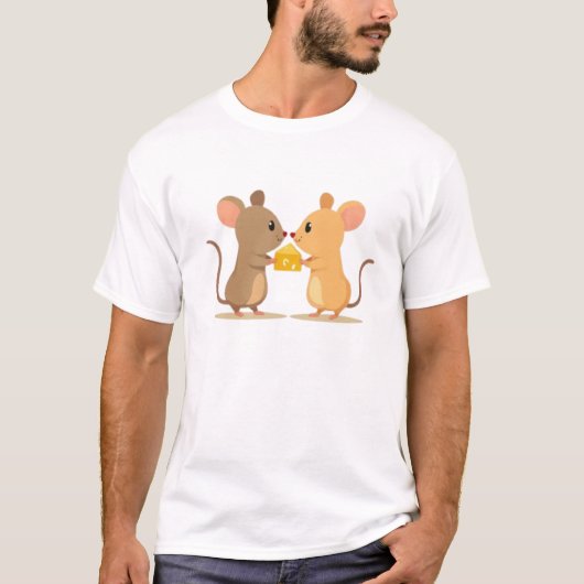 Best Friends Forever – TinyFur Minimal Pet Tee T-shirt (Voorkant)