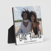 Best Friends Friendship White foto Fotoplaat (Voorkant)