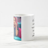 Best Friends Funny Faces & Inspirational Quote Koffiemok (Center)