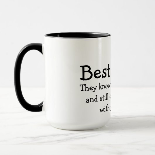 Best Friends Funny Gezegde Mok (Links)