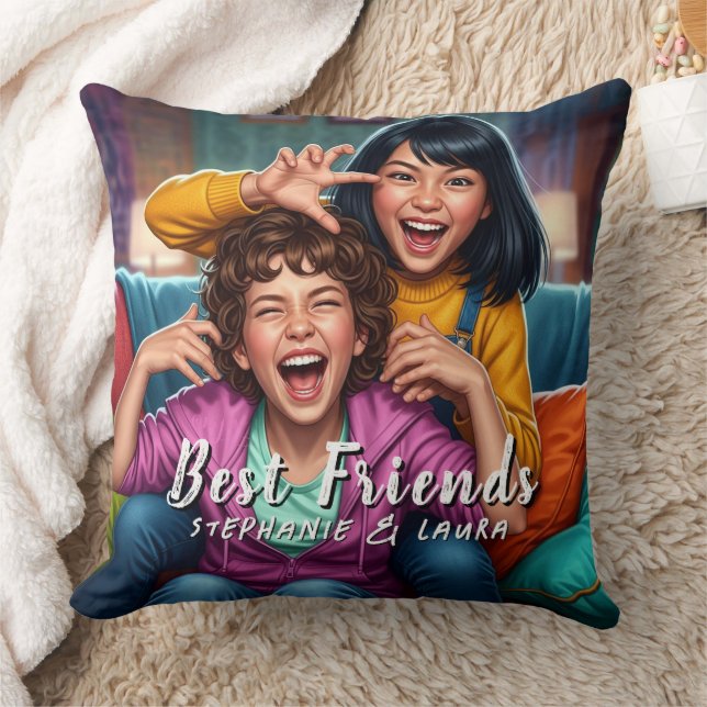 Best Friends Funny  Kussen (Deken)