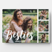 Best Friends Gepersonaliseerd Foto Collage Plaque Fotoplaat (voorkant)