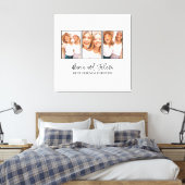 Best Friends Gift BFF Photo Collage Canvas Afdruk (Insitu (Slaapkamer))