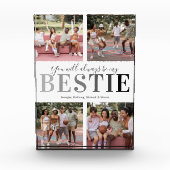 Best Friends Gift l Bestie Photo Block Fotoblokken (Voorkant)