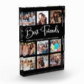Best Friends Gift - Modern 9 Photos Collage Fotoblokken (Links)