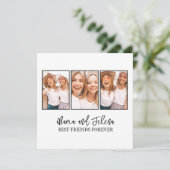 Best Friends Gift Photo Template Greeting Card (Staand voorkant)