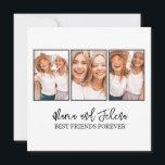 Best Friends Gift Photo Template Greeting Card<br><div class="desc">Personalized Friendship BFF Photo Template</div>