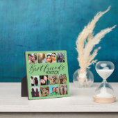 Best Friends Green Modern Photo Collage Fotoplaat (Insitu)