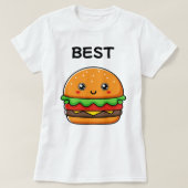 Best friends hamburger and fries T-shirt kawaii (Design voorkant)