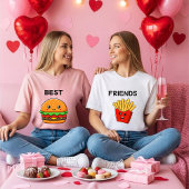 Best friends hamburger and fries T-shirt kawaii
