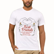 Best Friends Heart Hands T-Shirt