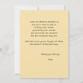 Best Friends Holiday Card Customized Wish We Were Feestdagenkaart (Achterkant)