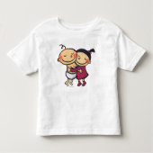 Best Friends Hugging Kinder Shirts (Voorkant)