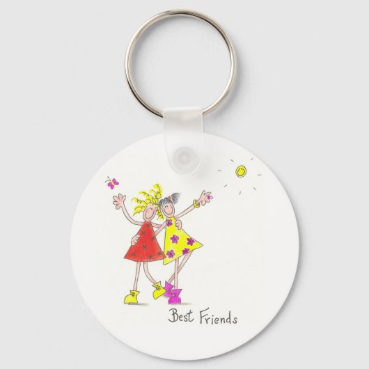 Best Friends key fob Sleutelhanger (Voorkant)