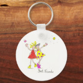 Best Friends key fob Sleutelhanger (Voorkant)