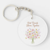 Best Friends Keychain - Floral Bouquet (Voorkant)