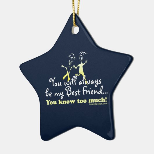 Best Friends Knows Keepomwille Keramisch Ornament (Links)