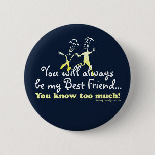 Best Friends Knows Ronde Button 5,7 Cm
