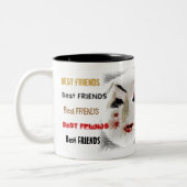BESt FRiEnDs-Mok Tweekleurige Koffiemok (Links)