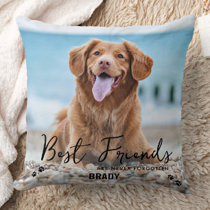 Best Friends Nooit vergeten Foto Pet Memorial Kussen